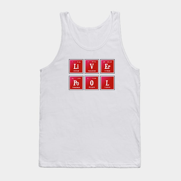 Liverpool | Periodic Table of Elements Tank Top by Distrowlinc
